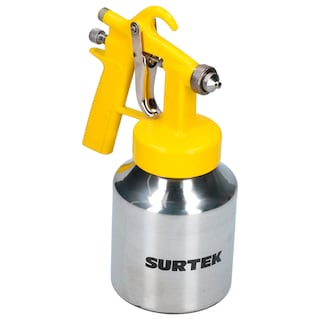 Foto 1 | Pistola Para Pintar De Baja Presión, Capacidad 1000 Ml, 45 Psi Con Vaso Reforzado Surtek