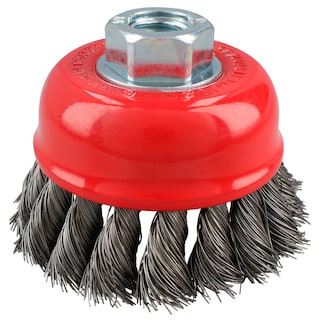 Foto 1 | Carda Copa Trenzada Alambre Grueso De Acero Inoxidable 4'' X 0.50 Mm Con Rosca 5/8'' Urrea