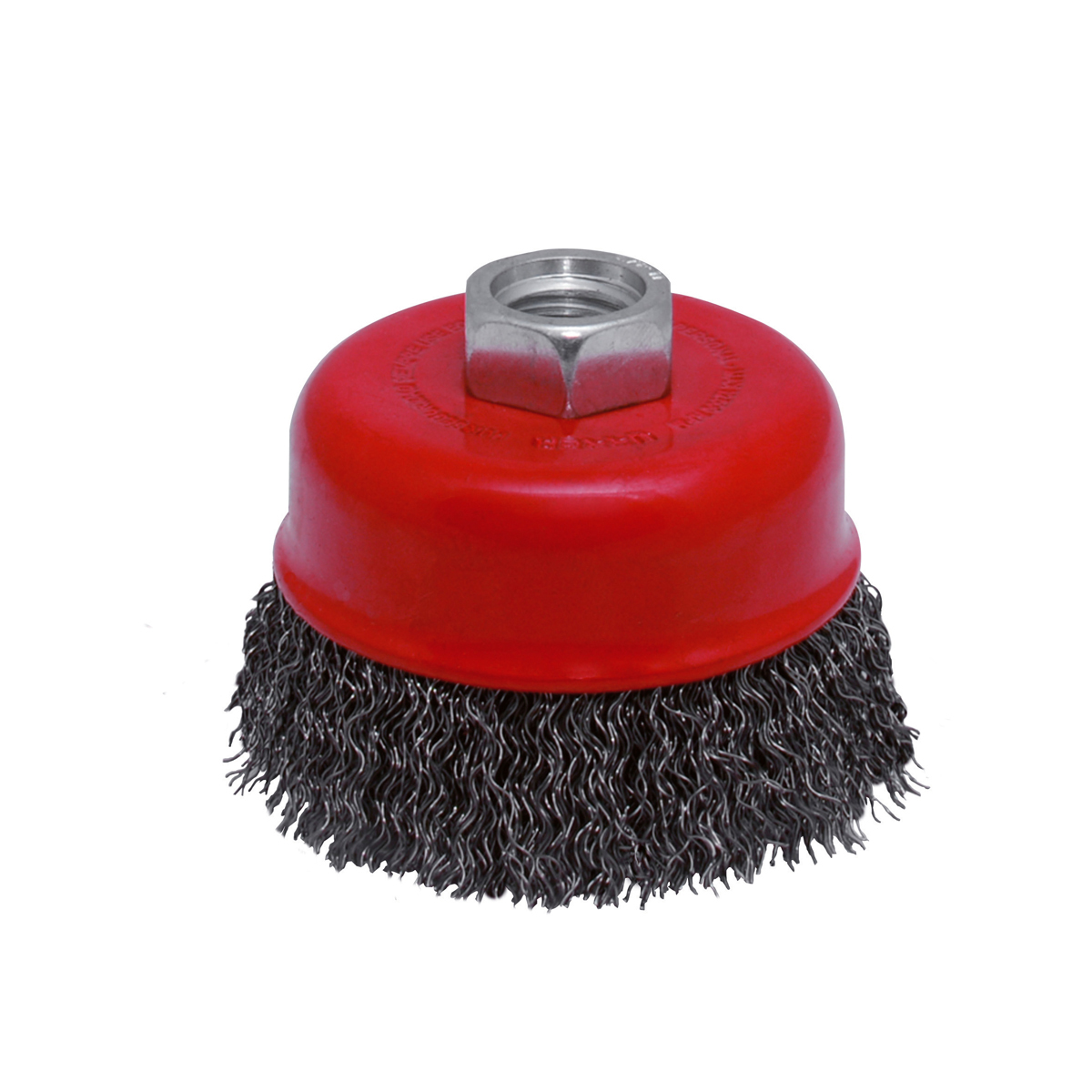 Carda Copa Ondulada Alambre Grueso 5'' X 0.50 Mm Con Rosca 5/8'' Urrea