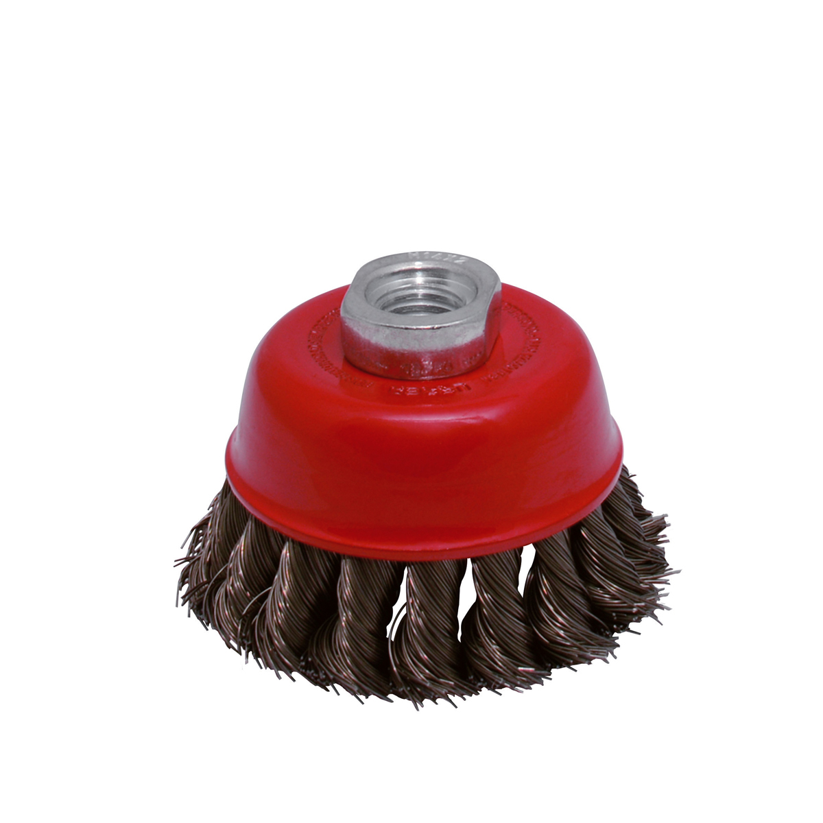 Carda Copa Trenzada Alambre Grueso 4'' X 0.35 Mm Con Rosca M14 Urrea