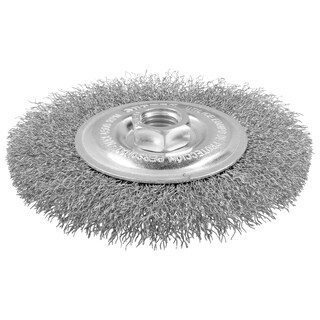 Foto 1 | Carda Circular Ondulada Alambre Delgado Acero Inoxidable 6'' X 0.30 Mm Con Rosca 5/8'' Surtek