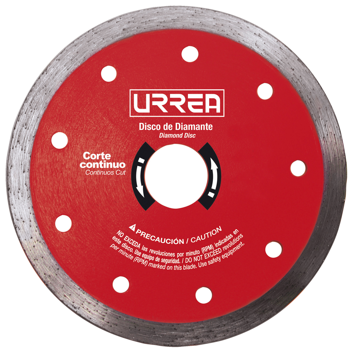 Disco De Diamante Continuo, 7'' Urrea