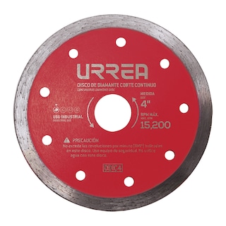 Foto 1 | Disco De Diamante Continuo, 4-1/2'' Urrea