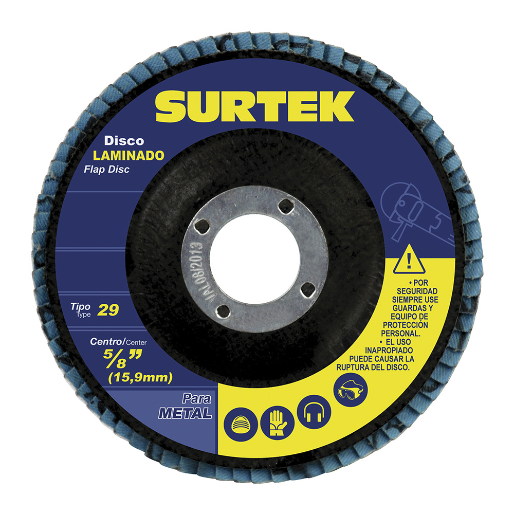 Disco Laminado Tipo 29 Grano 120, 7'' Surtek