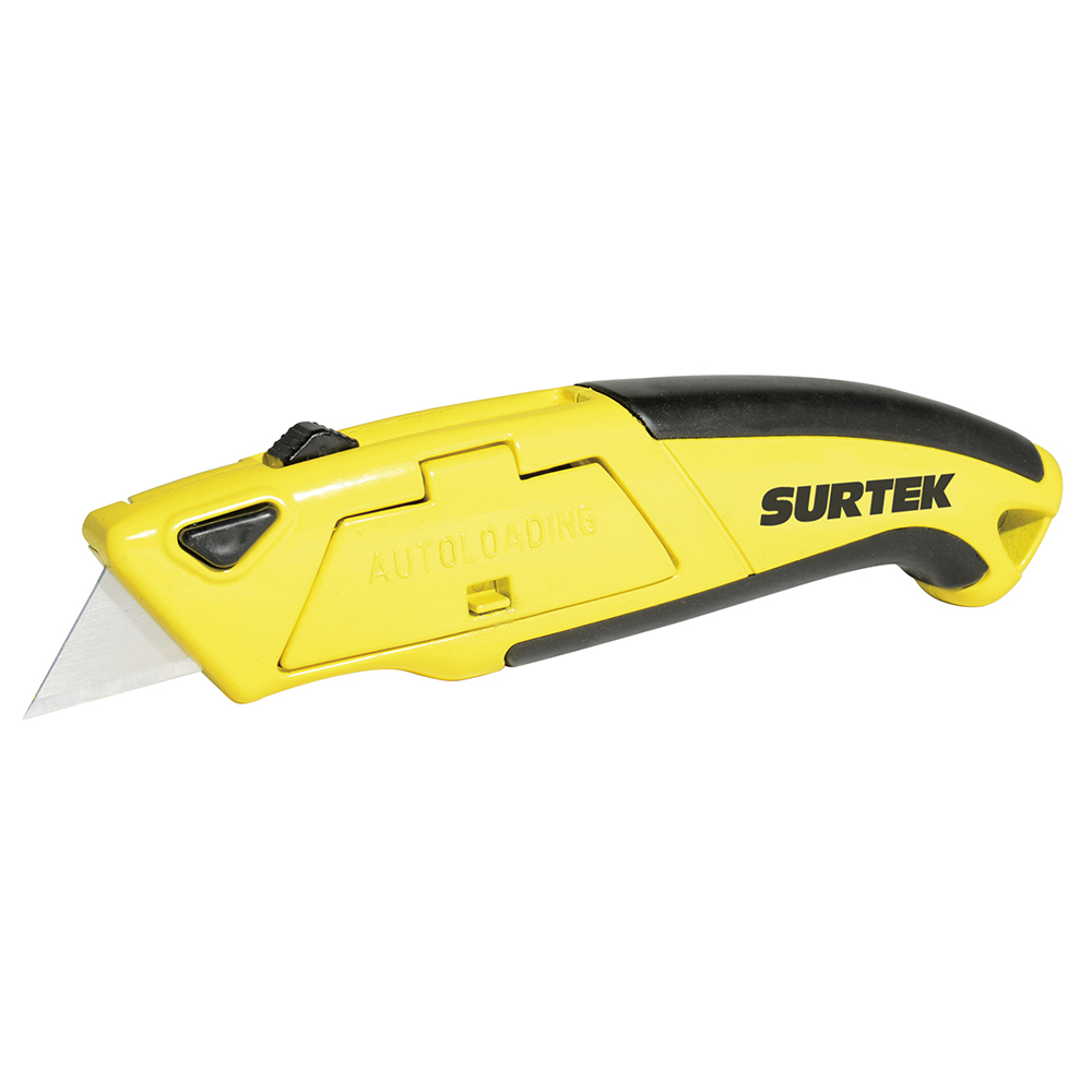 Foto 2 pulgar | Navaja Utilitaria Retráctil Reforzada Con Grip De 6'' Surtek