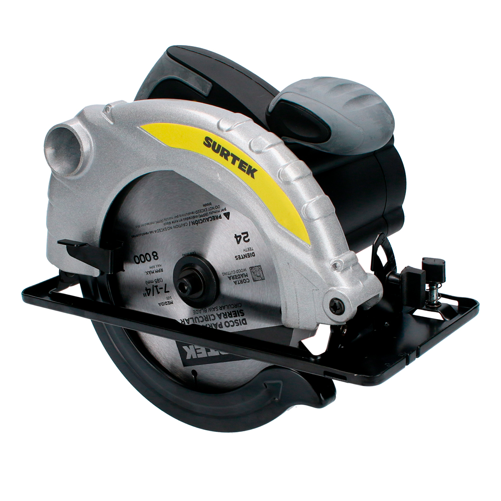 Foto 2 pulgar | Sierra Circular 7-1/4'' 1,500 W 120 V, 0 - 4,500 Rpm Surtek