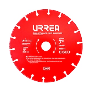 Foto 1 | Disco De Diamante Segmentado, 7'' Urrea
