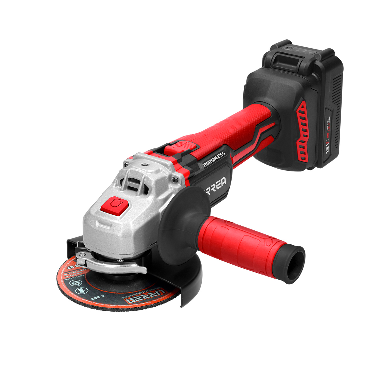 Esmeriladora Angular Inalámbrica  4-1/2'' - 5'' A Batería Litio-ion 18 V Urrea