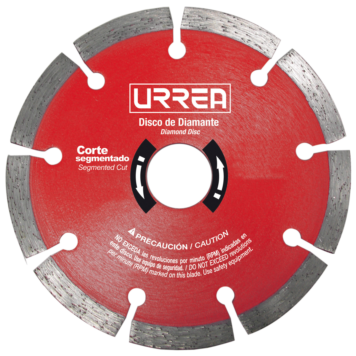 Disco De Diamante Segmentado, 9'' Urrea