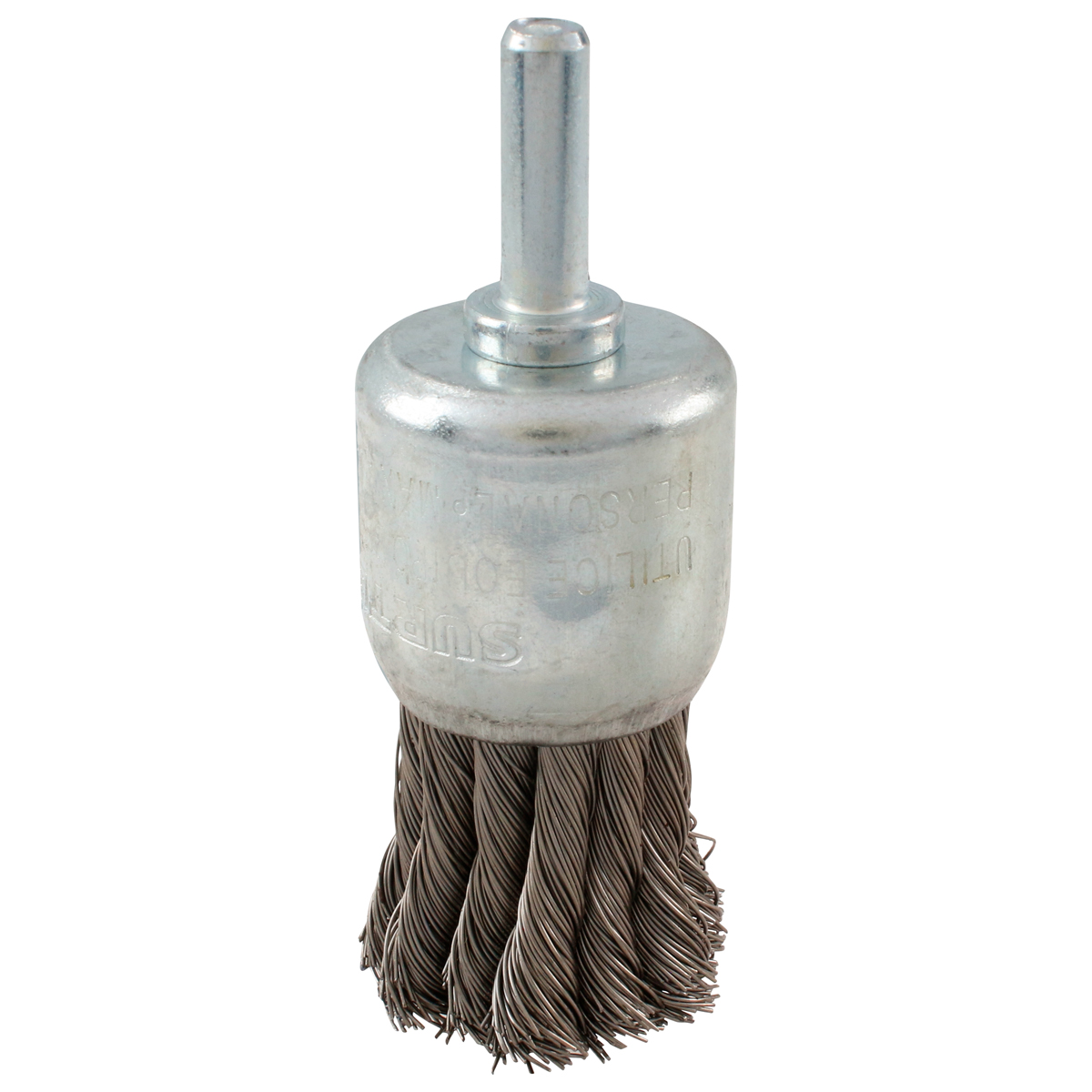 Carda Copa Trenzada Alambre Delgado 1-1/8'' X 0.35 Mm Con Zanco 1/4'' Surtek