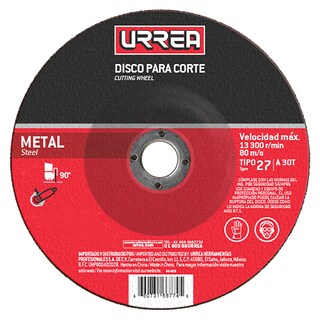 Foto 1 | Disco Abrasivo Tipo 27 Para Metal 9'' X 1/4'' Urrea