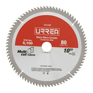 Foto 1 | Disco Para Sierra Circular Para Corte Multi-material 80 Dientes, 10'' Urrea