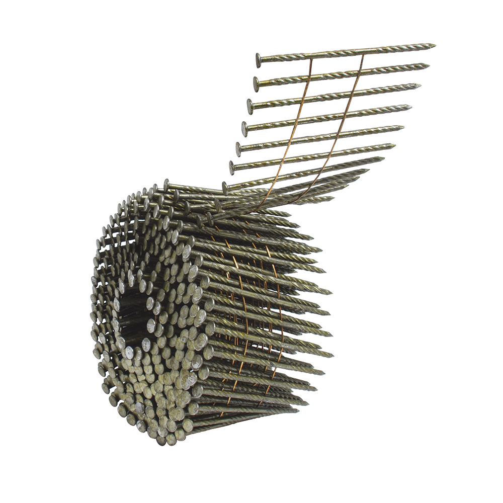 Clavos En Rollo De 300 Para Clavadora Neumática Calibre 12 Largo 2-1/2'' Surtek