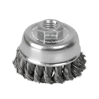 Foto 1 | Carda Copa Trenzada Alambre Grueso Acero Inoxidable 3'' X 0.50 Mm Con Rosca 5/8'' Surtek