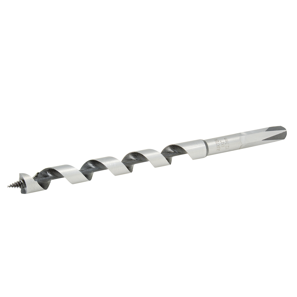 Broca Para Madera De Acero Al Carbono Tipo Gusano 1/2'' Zanco 2 En 1 Surtek