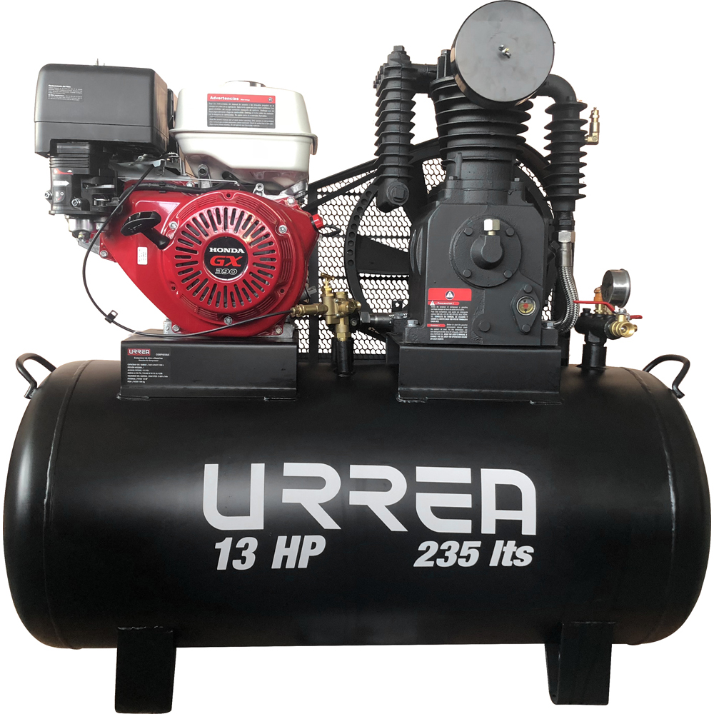 Foto 1 | Compresor De Aire Eléctrico A Gasolina 235 Lt, 13 Hp Urrea