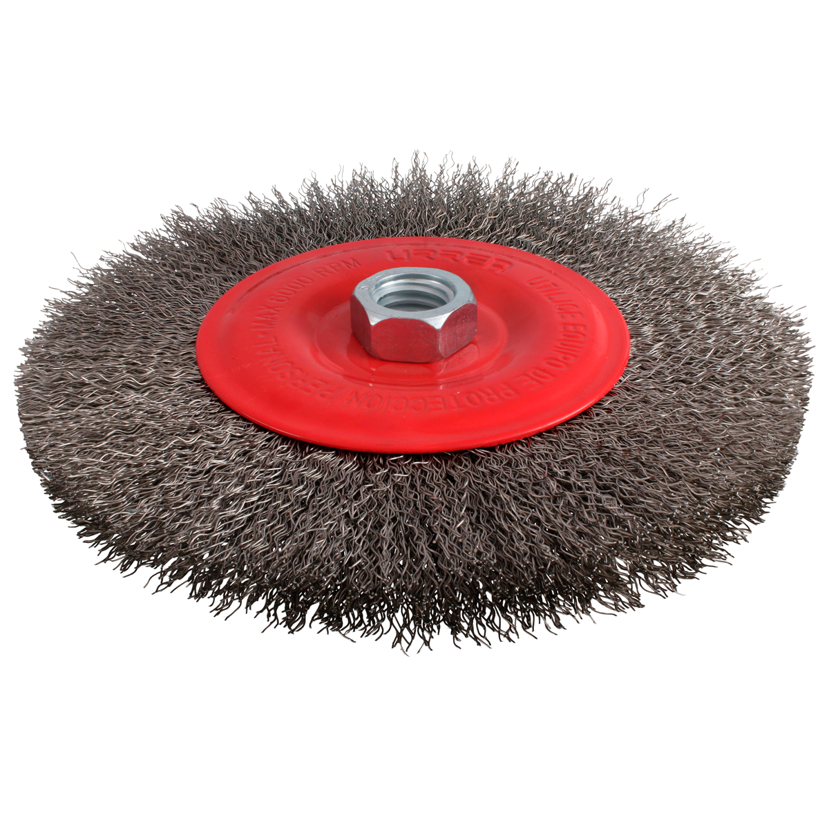 Carda Circular Alambre De Acero Inoxidable 6'' X 0.30 Mm Con Rosca M14 Urrea