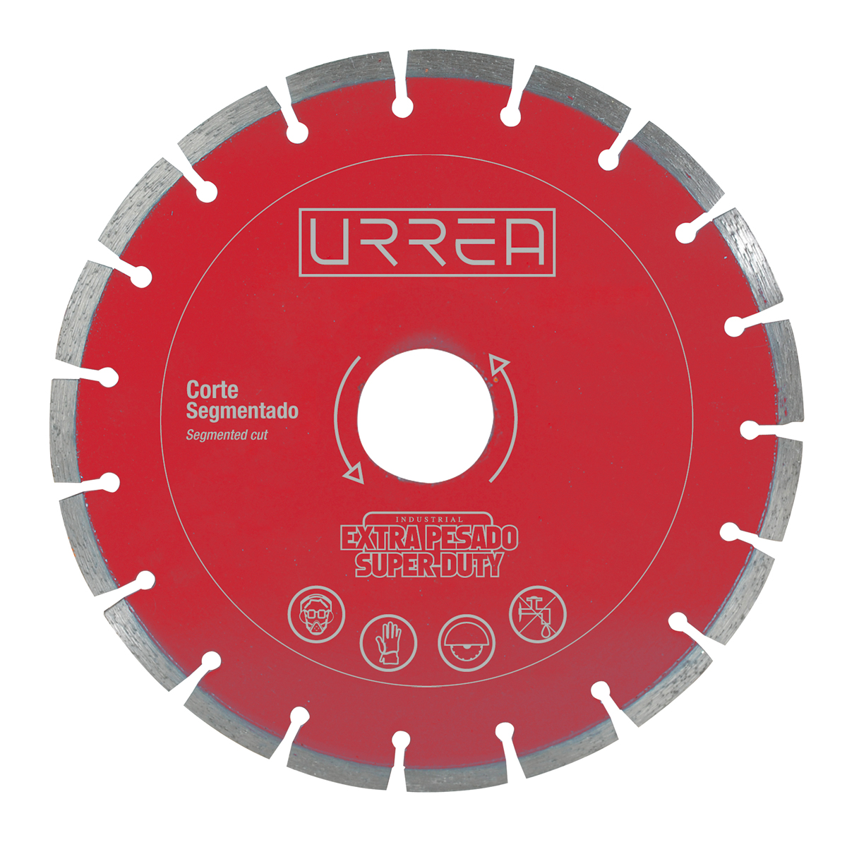 Disco De Diamante Segmentado, 7'' Urrea