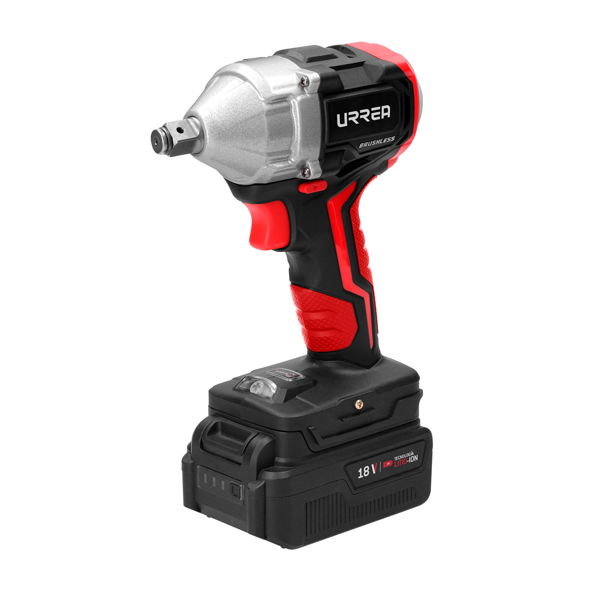 Foto 1 | Pistola De Impacto 1/2'' A Batería Li-ion 18 V 350 Nm Urrea