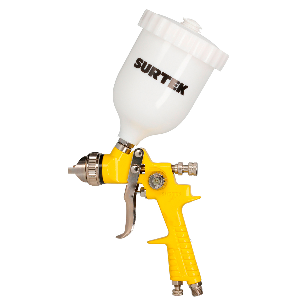 Pistola Para Pintar Terminados, Capacidad 600 Ml, 50 Psi Surtek