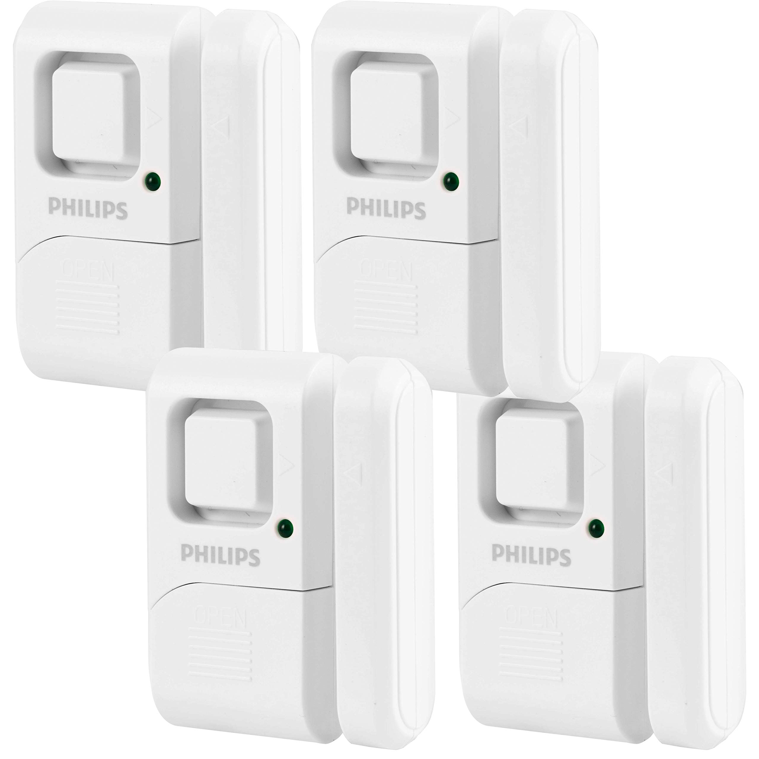 Foto 2 pulgar | Alarma Para Ventanas Y Puertas Philips Personal Security, Paquete De 4 - Venta Internacional.
