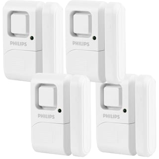 Foto 1 | Alarma Para Ventanas Y Puertas Philips Personal Security, Paquete De 4 - Venta Internacional.