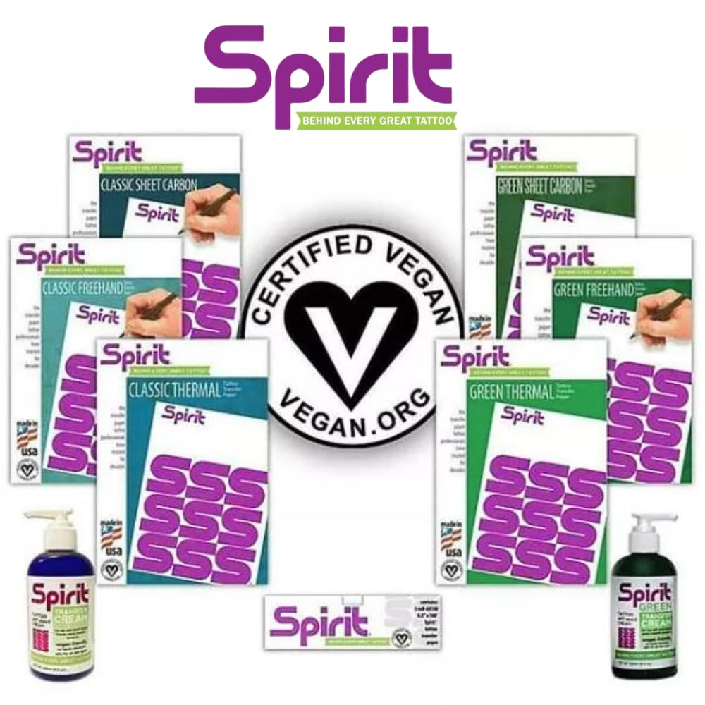 Foto 6 | Papel Térmico Para Transferencia De Tatuajes Spirit Classic, 8,5 X 11, 100 Hojas - Venta Internacional.