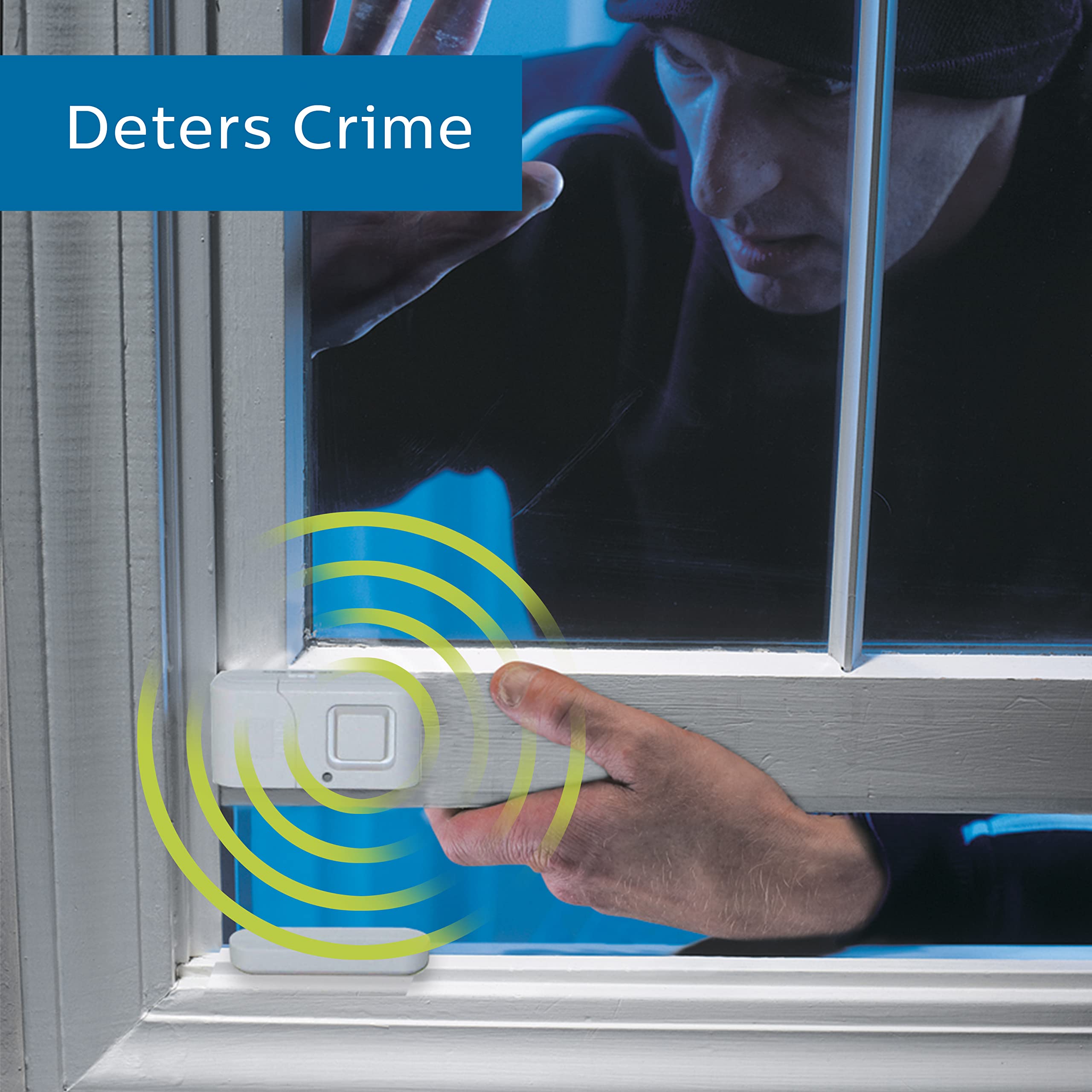 Foto 6 pulgar | Alarma Para Ventanas Y Puertas Philips Personal Security, Paquete De 2 - Venta Internacional.