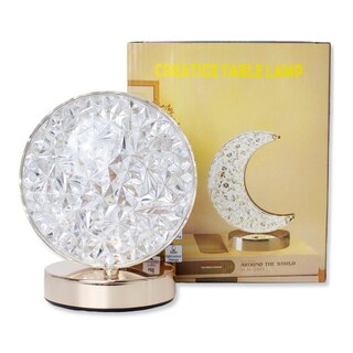 Foto 1 | Lámpara De Mesa Inalámbrica Decorativa Recargable Usb Estructura Oro