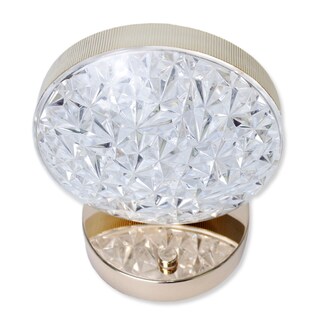 Foto 3 | Lámpara De Mesa Inalámbrica Decorativa Recargable Usb Estructura Oro