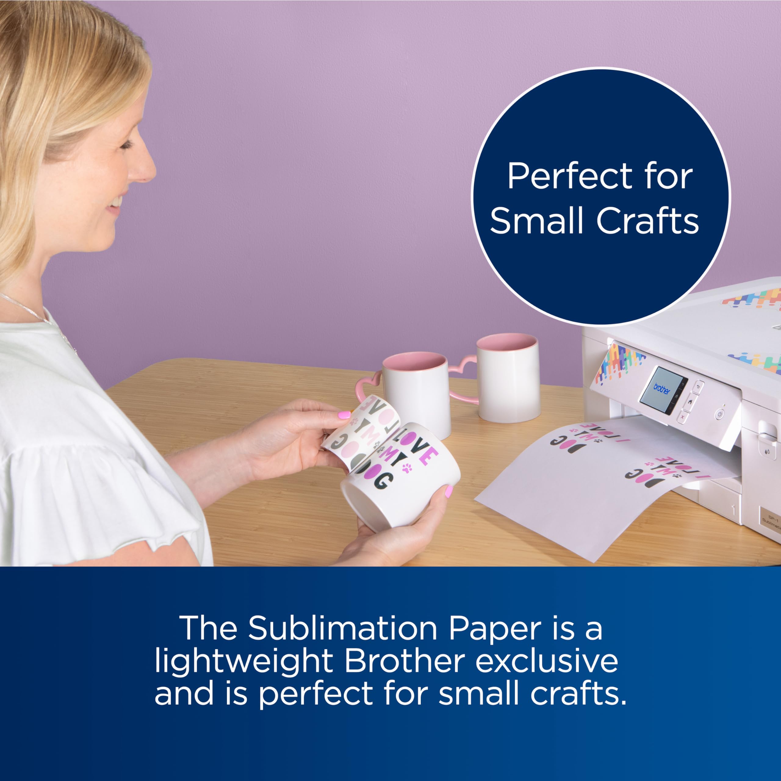 Foto 4 pulgar | Paquete De Papel De Sublimación Brother De 100 Hojas, 8,5 X 11 Para Poliéster - Venta Internacional.