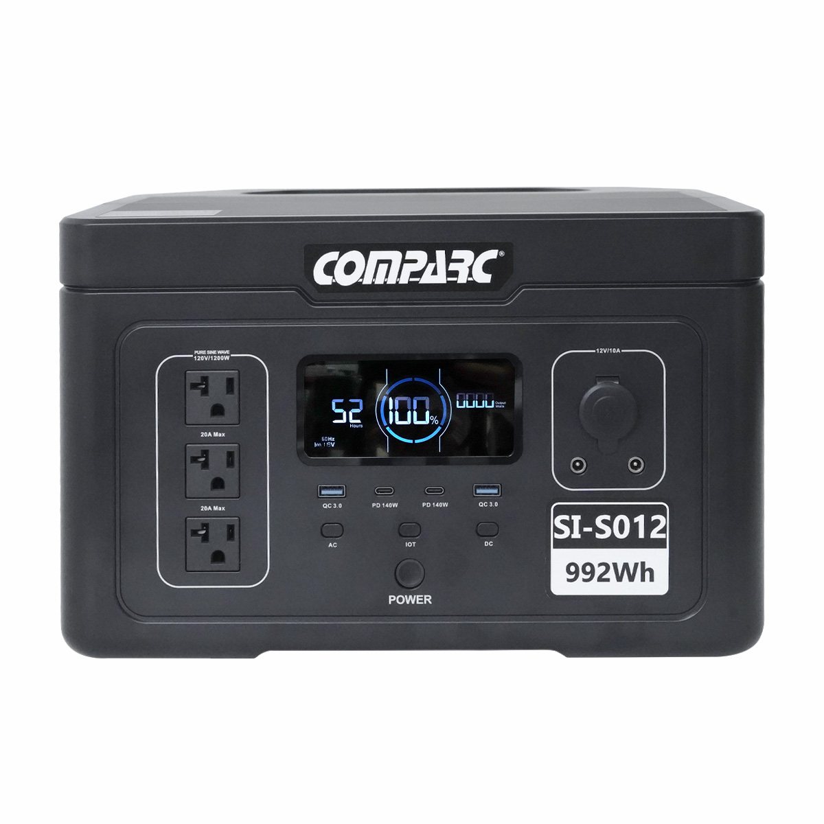 Estación de Energía Portátil Comparc SI-S012 Negro 998Wh
