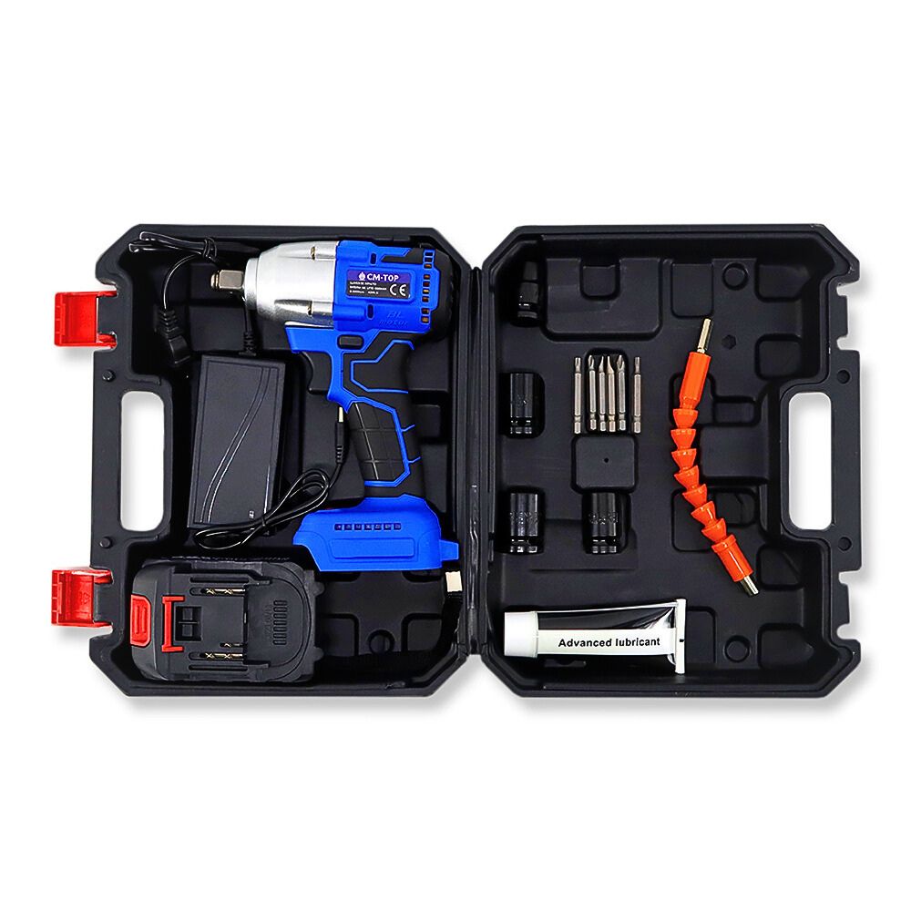 Llave De Impacto Eléctrica 800w 6000 Mah De 3200 Rpm