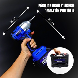 Foto 5 | Llave De Impacto Eléctrica 800w 6000 Mah De 3200 Rpm