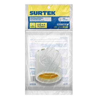 Foto 3 | Portalámpara Blanco Sencilla Porcelana 3.5 Cm Surtek