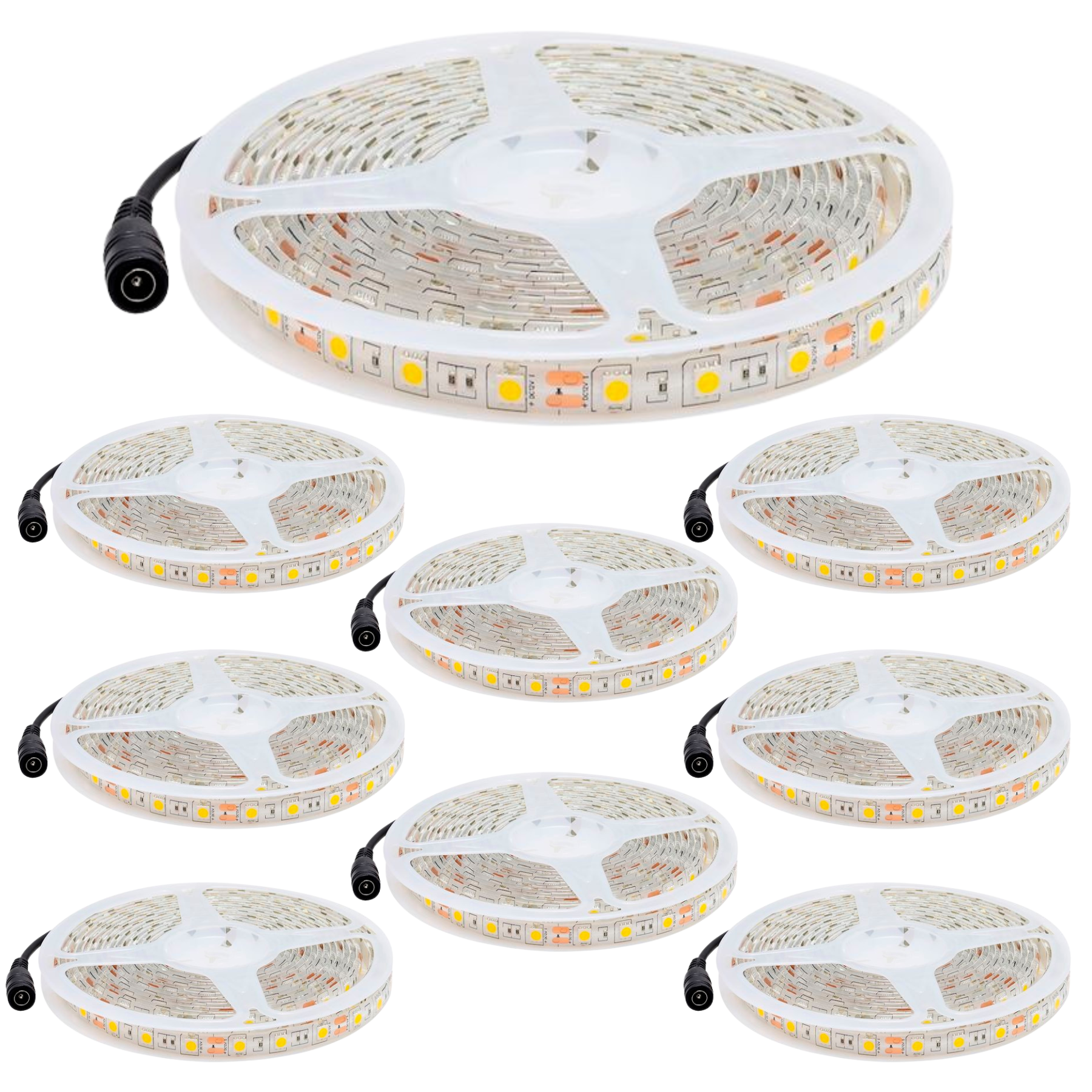 Foto 2 pulgar | Pack 5 Piezas, Tira Led Wanergy 5m Modelo Led Luz Blanca