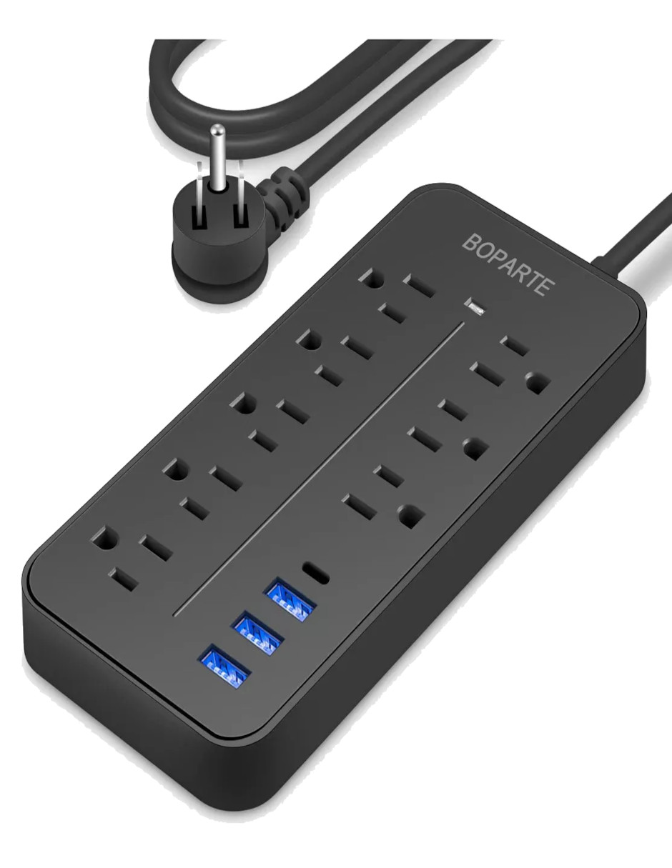 Foto 3 pulgar | Multicontacto De 8 Tomas Con Usb 1.2m 10a 127v + Termo De Agua De Regalo Güish