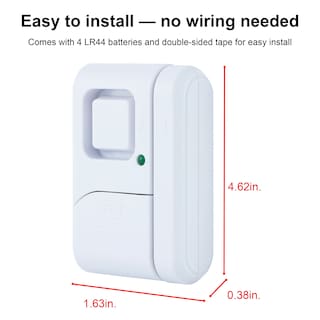 Foto 2 | Alarma Para Ventanas Y Puertas Ge Personal Security, Paquete De 1 Unidad, Color Blanco - Venta Internacional.