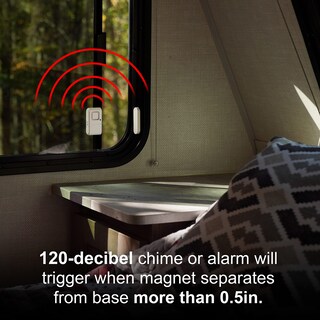 Foto 5 | Alarma Para Ventanas Y Puertas Ge Personal Security, Paquete De 1 Unidad, Color Blanco - Venta Internacional.