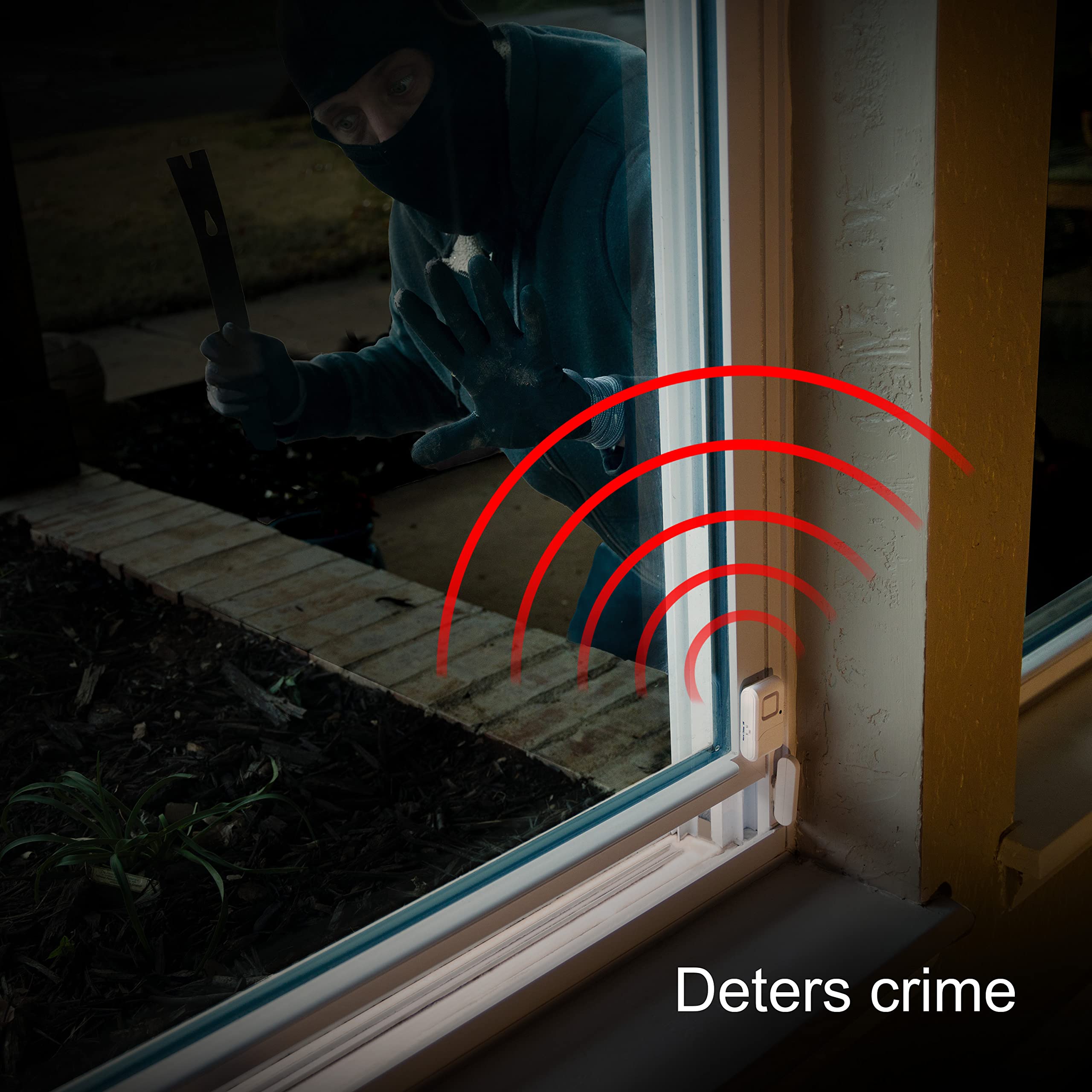 Foto 7 | Alarma Para Ventanas Y Puertas Ge Personal Security, Paquete De 1 Unidad, Color Blanco - Venta Internacional.