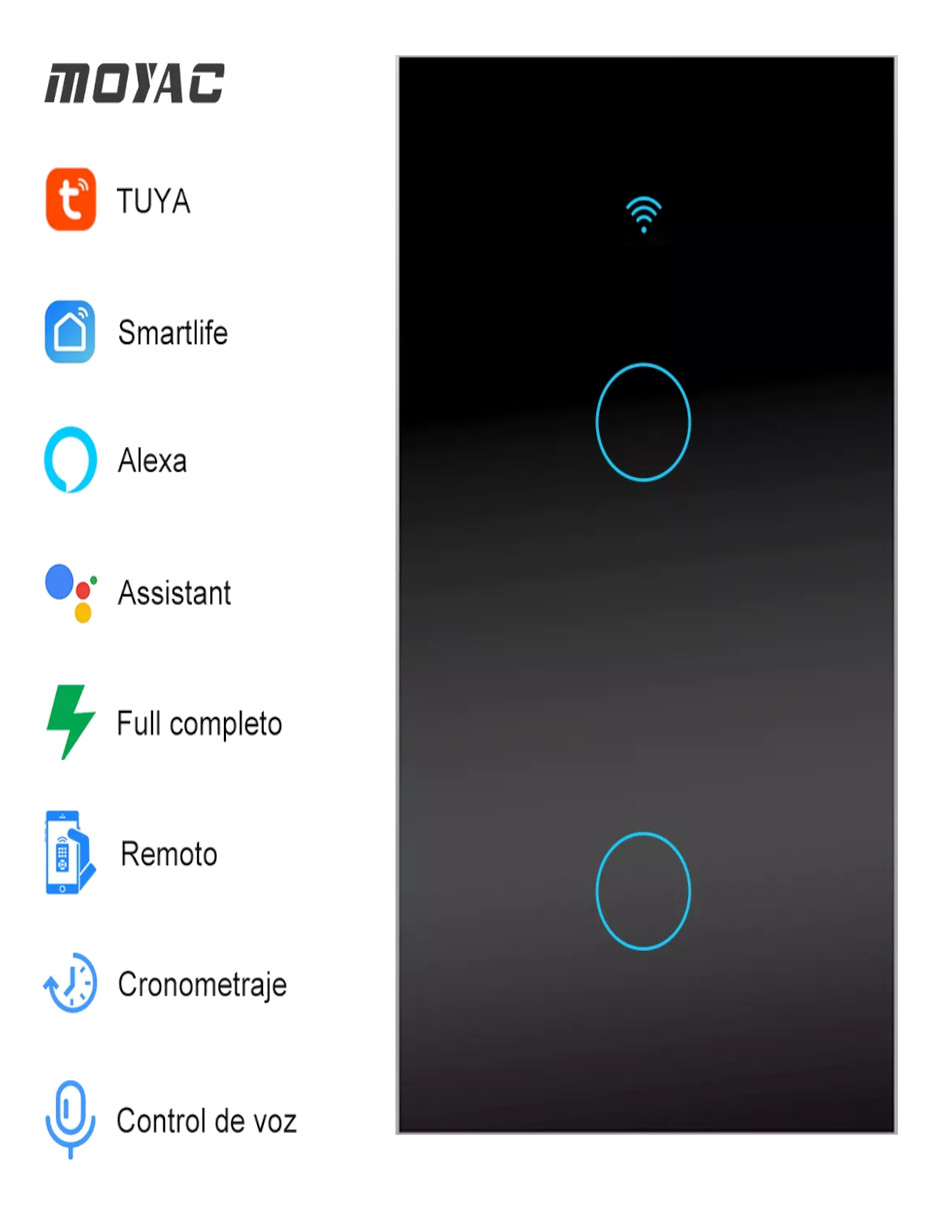 Foto 4 pulgar | Interruptor Inteligente Wi-fi De 2 Vías + Termo De Agua De Regalo Güish