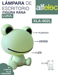 Foto 2 | Lampara Infanitl Led Touch Rana Verde