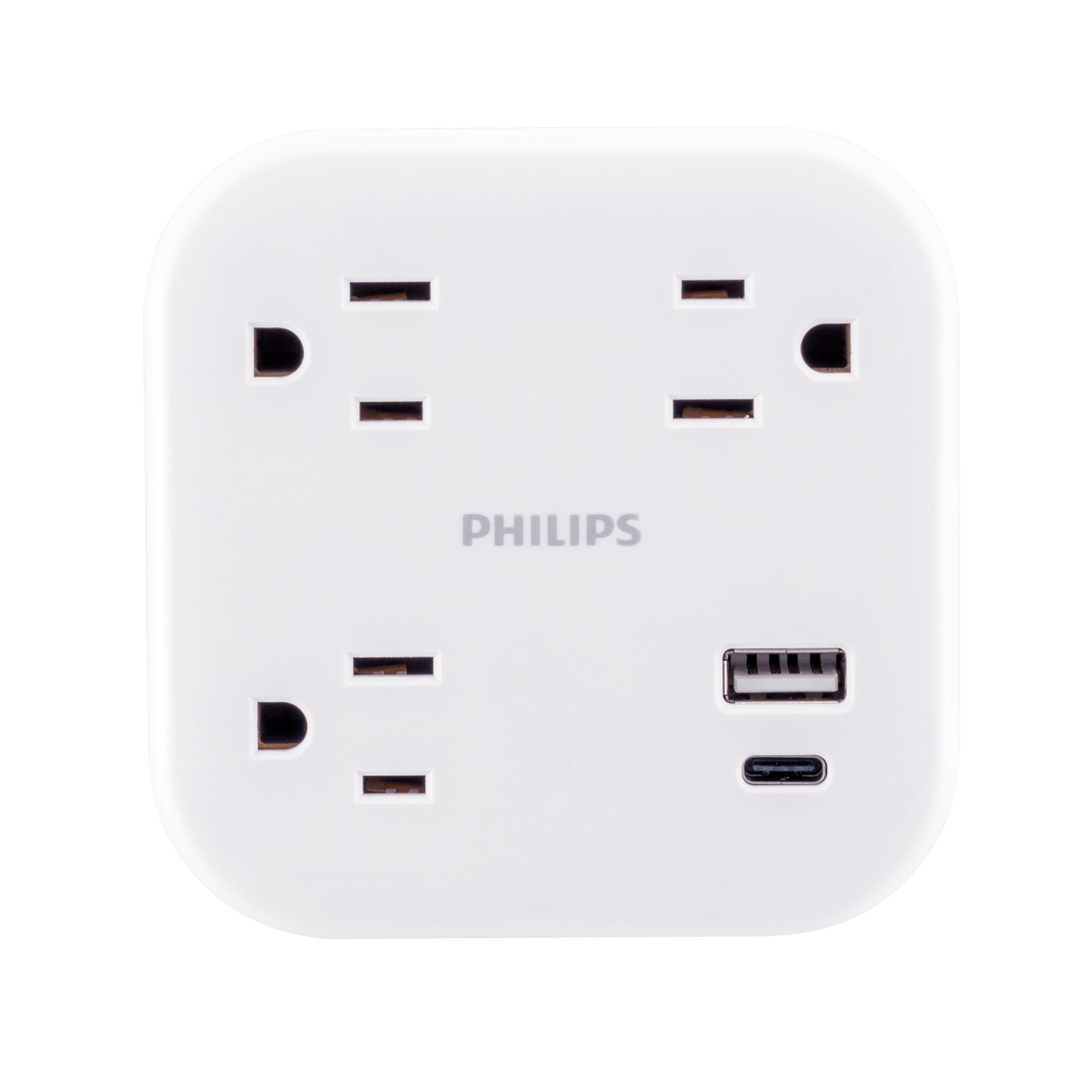Foto 3 pulgar | Extensor De Sobretensión Philips Ezfit De 3 Salidas Con Usb 12 W 980j - Venta Internacional.