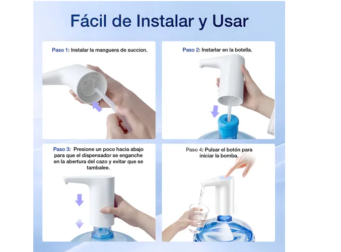 Foto 6 pulgar | Dispensador Xtellar De Agua Portátil Eléctrico 1hora Para Agua