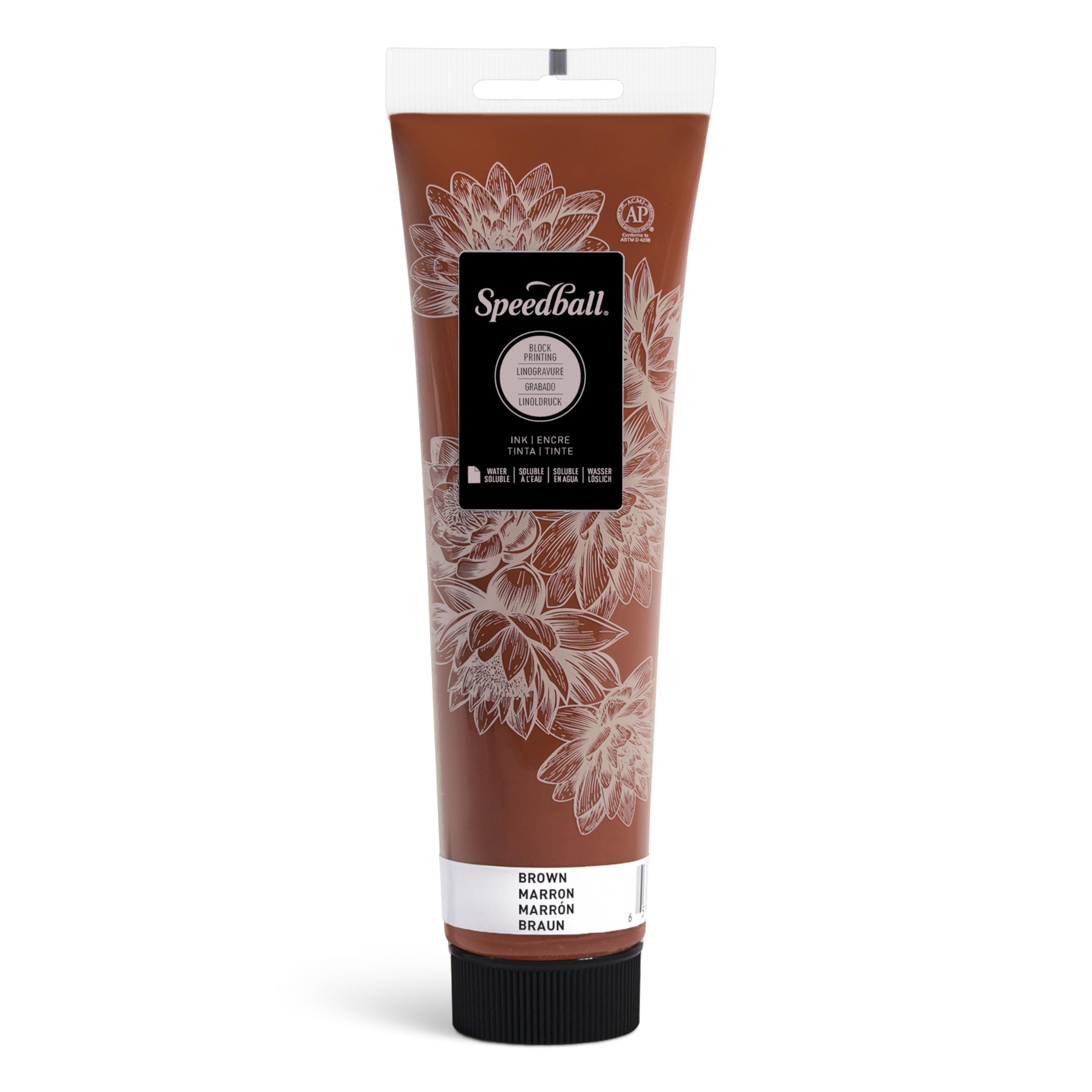Foto 2 pulgar | Impresión En Bloque Soluble En Agua Ink Speedball De 150 Ml, Color Marrón - Venta Internacional.