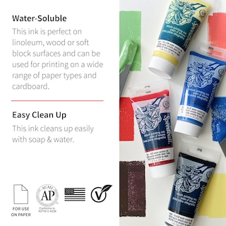 Foto 2 | Impresión En Bloque Soluble En Agua Ink Speedball De 150 Ml, Color Marrón - Venta Internacional.