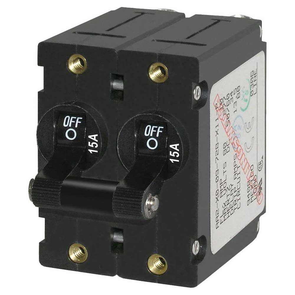 Foto 1 | Interruptor Automático Blue Sea Systems A-series 15a De Doble Polo - Venta Internacional.