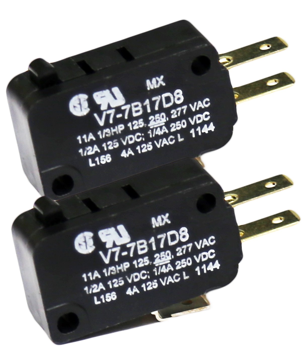 Foto 2 pulgar | Interruptor Básico En Miniatura Honeywell V7-7b17d8 11a 250v (x2) - Venta Internacional.