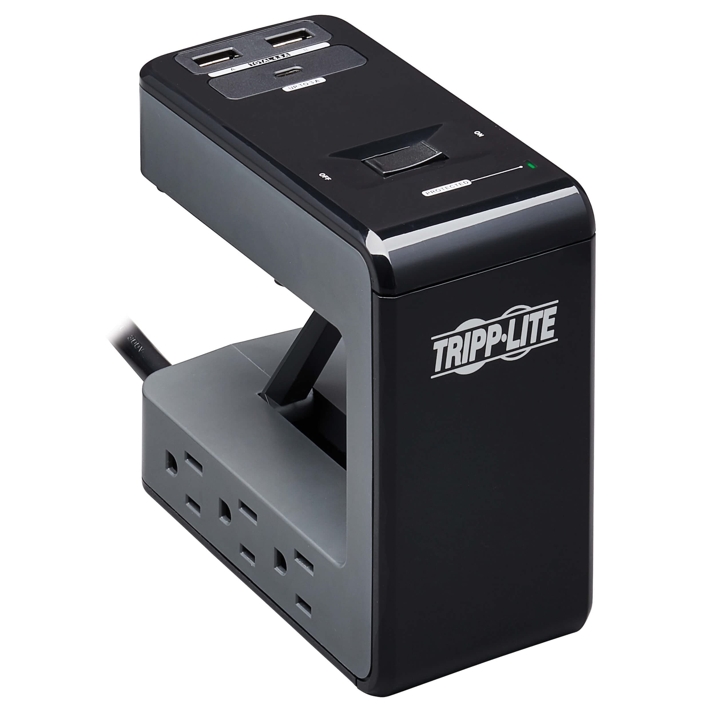 Protector Contra Sobretensiones Tripp Lite Safe-it, Abrazadera De Escritorio, 6 Salidas Usb-c - Venta Internacional. $2,161