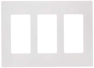 Foto 2 | Placa De Pared Leviton 80311-sw Decora Plus De 3 Elementos Sin Tornillos, Color Blanco - Venta Internacional.